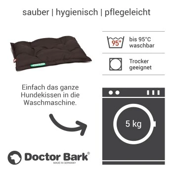 Doctor Bark Country-Kissen Sandbraun S – Bild 4