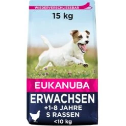 EUKANUBA Mit Frischem Huhn Für Kleine Rassen 15 Kg