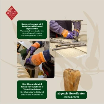 ChronoBalance Olivenholz KNOCHEN (S) 2er Paket – Bild 2