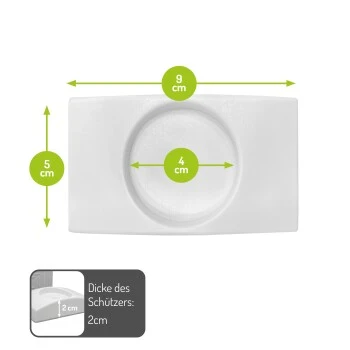 Bomi Zubehör Schutzgitter 4er Set Wandschützer – Bild 3