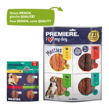 PREMIERE Pure Meaties XXL Mix 4x250g – Bild 2