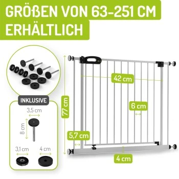 Bomi Türschutzgitter Merle 63-111 Cm XS – Bild 3