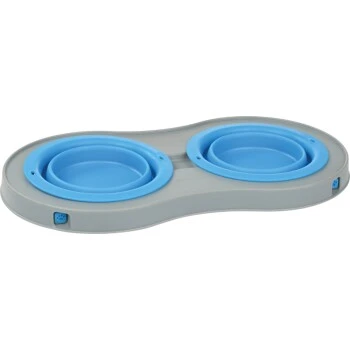 Dogs Creek Doppel-Reisenapf Mit Ständer – Bild 2