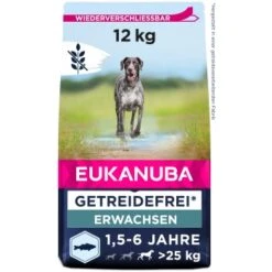 EUKANUBA Getreidefrei Mit Fisch Für Große Rassen 12 Kg