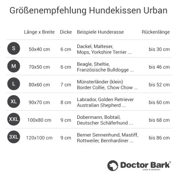 Doctor Bark Country-Kissen Sandbraun S – Bild 5